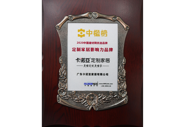 再獲殊榮|91看片软件下载定製家居獲“中楹榜”定製家居影響力品牌
