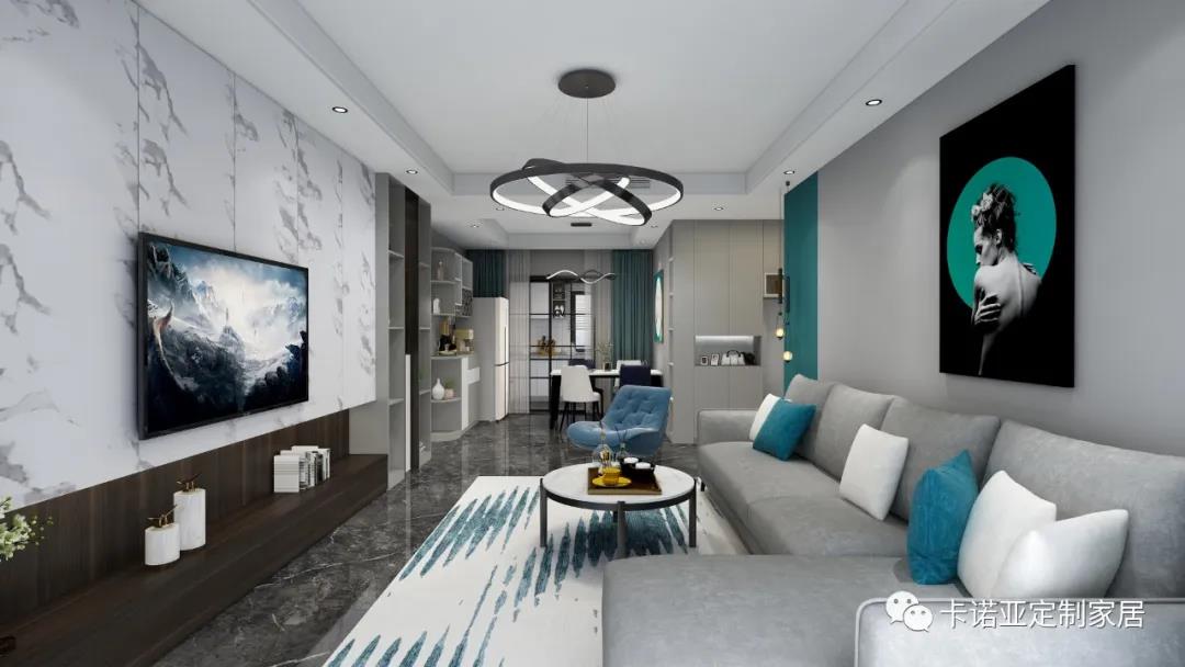 低奢高級範！簡而不減舒適感的98㎡家居空間