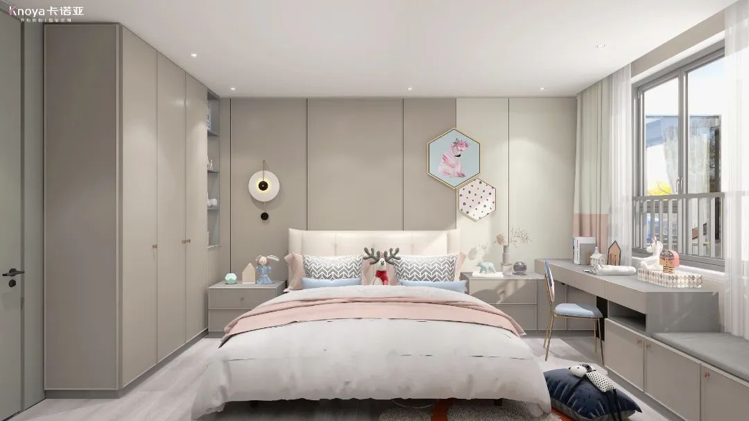 書桌+書櫃+飄窗櫃一體 書桌+書櫃+飄窗櫃一體