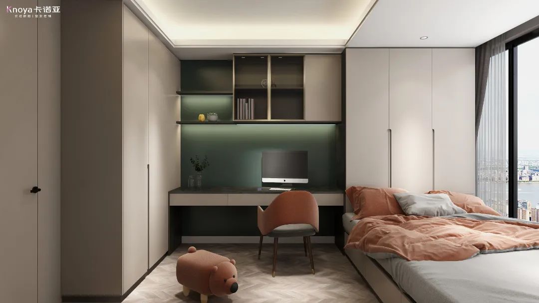 書桌+書櫃+衣櫃一體 書桌+書櫃+衣櫃一體