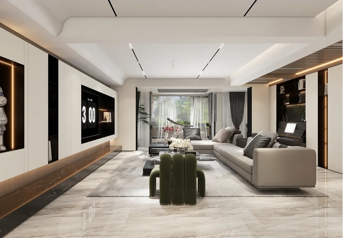 意式極簡丨拒絕過度裝修，173㎡住出大平層的高級舒適感
