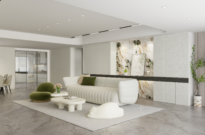 簡奢大宅丨黑白灰+大理石構築更純粹的高級氣場，重塑精英生活